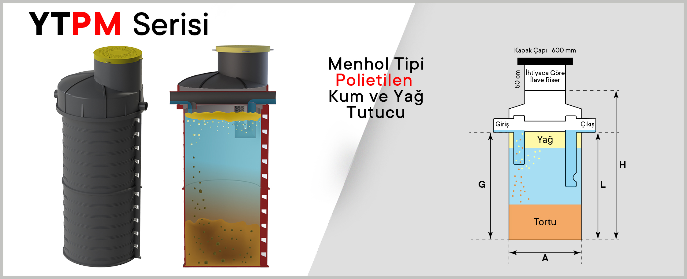 Menhol Tipi Yağ Ayırıcı Tankplast